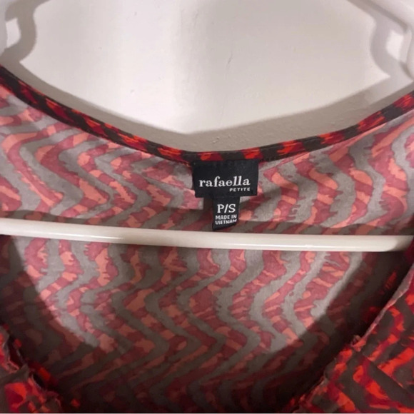 Rafaella Women’s Multi-color Blouse Size Small - Picture 3 of 6